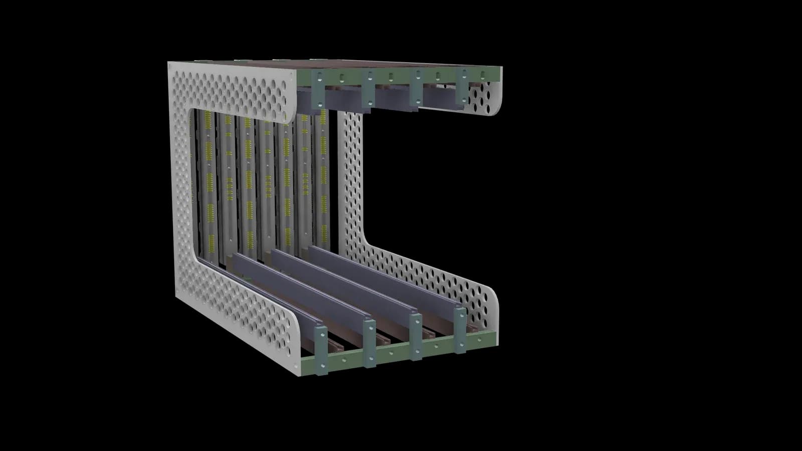 HAST rack for ESPEC climate chambers with slot positions