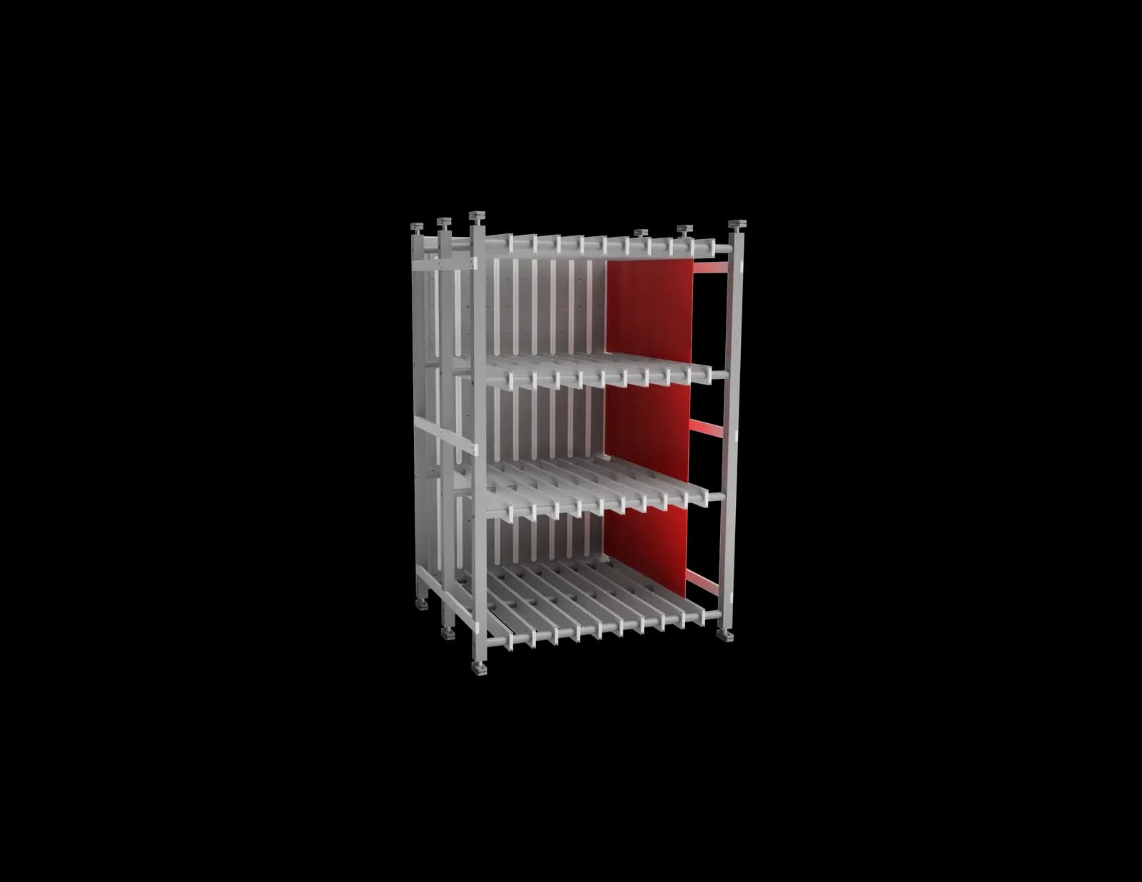 Oven rack for live testing at high temperatures