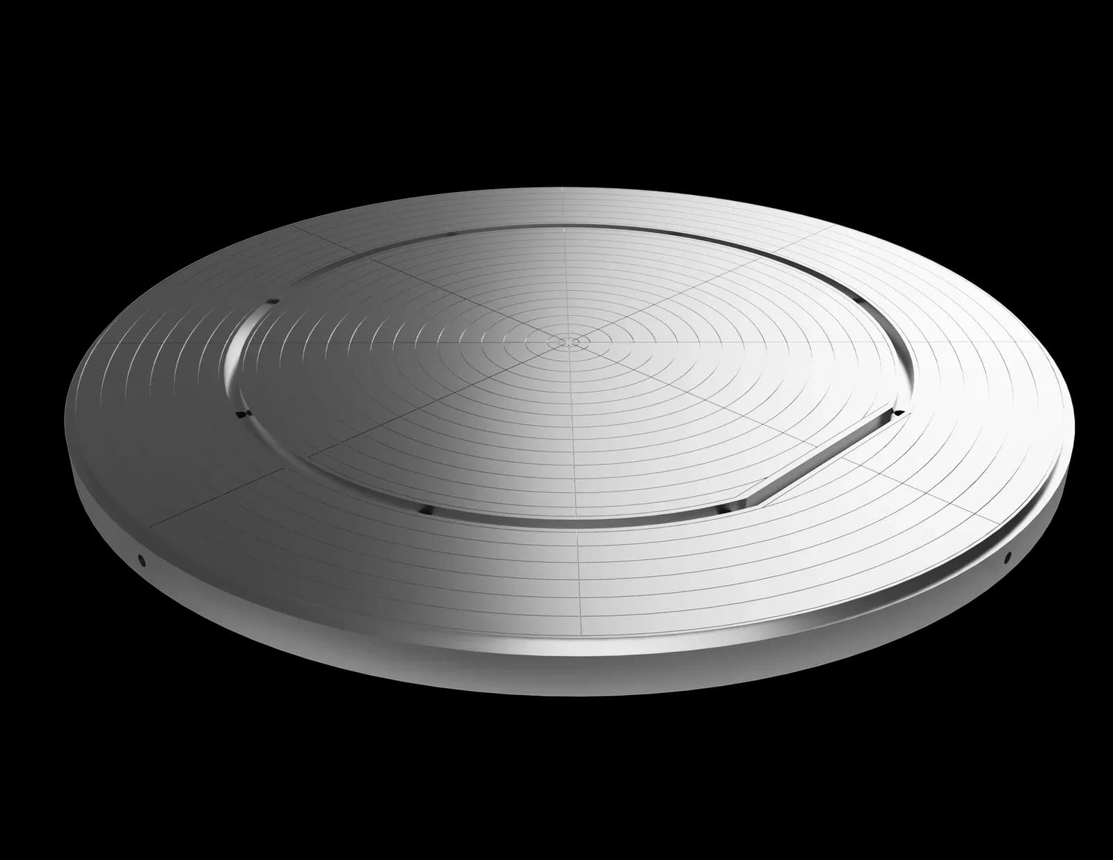 Vacuum chuck with concentric sealing-ring structure